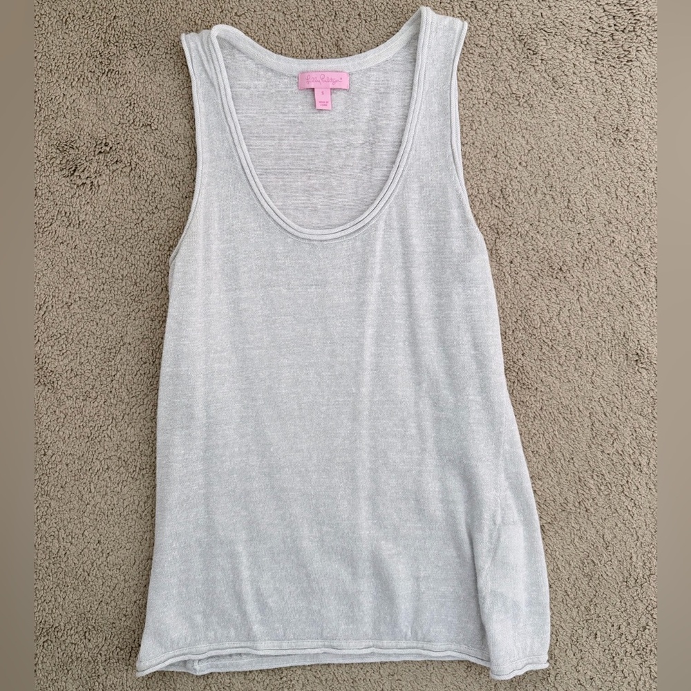 Lilly Pulitzer Metallic Sweater Tank